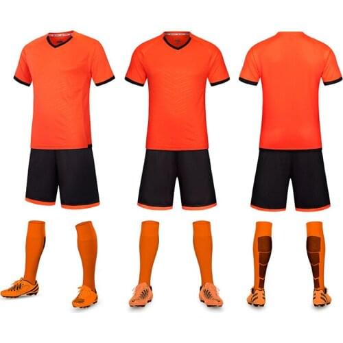 High Quality Men Child Kids Football Kit 2017 Soccer Jersey Kids Sets Suit Team Custom Tram Training Football Shirts Jersey