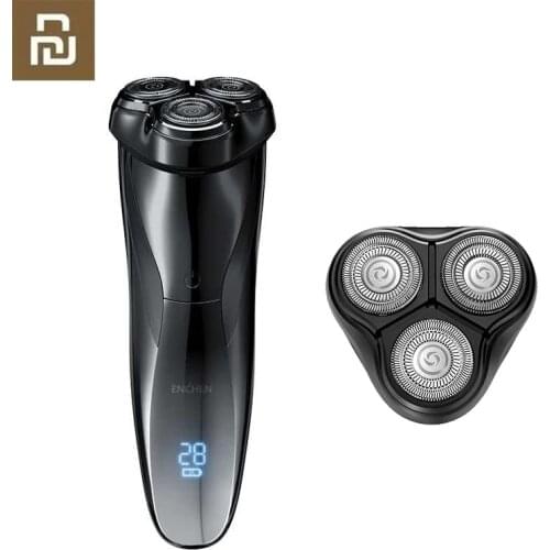 Youpin Enchen BlackStone 3 Pro Electric Shaver Razor / Head Cutter IPX7 Waterproof LCD Type-C Charging
