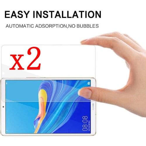2Pcs Tempered Glass for Huawei MediaPad M6 8.4" Tablet Full Coverage Bubble Free Protective Film Scratch Resistant for M6 8.4"