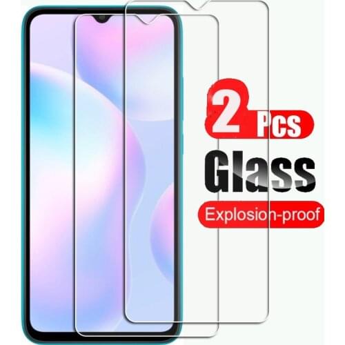 2PCS For Xiaomi Redmi 7A 8A 9C NFC 9AT 9A 9T Note 7 8 9 10 Pro 9S 10S Power Poco M3 X3 X2 Tempered Glass Protective Screen Film