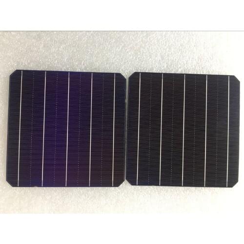 100Pcs 5W 0.5V A Grade 156 * 156MM PV Monocrystalline Silicon Solar Cell 6x6 For DIY Solar Panel