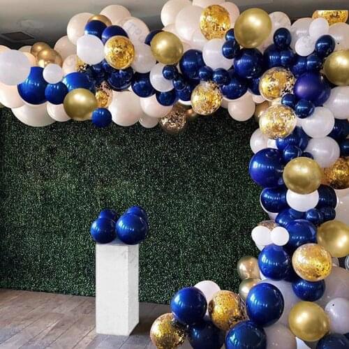 140pcs Doubled Cream Peach Balloons Garland Kit Wedding Decoration Confetti Gold Balloon Arch Birthday Party Baby Shower Decor