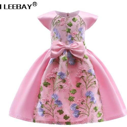 2018 Kids Birthday Dresses For Girls Baby Pageant Dress Girls Princess Party Baptism Wedding Vestido Children Halloween Costume