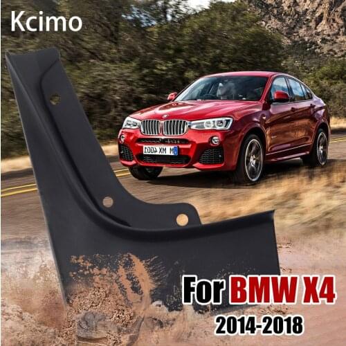 Car Mudflap for BMW X4 F26 2014~2018 Fender Mud Guard Flap Splash Flaps Mudguards Accessories 2015 2016 2017