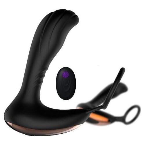 Wireless Remote Control Prostate Massager USB Rechargable Strapon Anal Vibrator Sex Toys for Men Anal Plugs Products by DHL