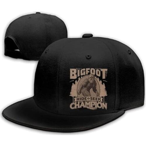 Bigfoot Adult Adjustable Baseball Cap Daddy Cap Casual Hats for Men and Women Outdoor Sports Black Wholesale