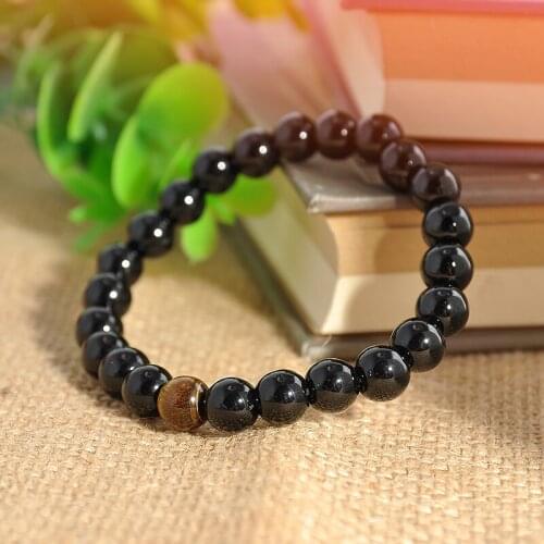 Beads Bracelets Women Men Black Buddhist Buddha Meditation Prayer Hand Made Bead Mala Bracelet Jewelry