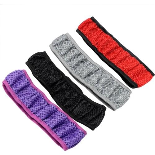 Car Steering Wheel Cover Skid Proof Durable Sandwich Fabric Breathable Handmade Steering Wheel Protector Car Accessories