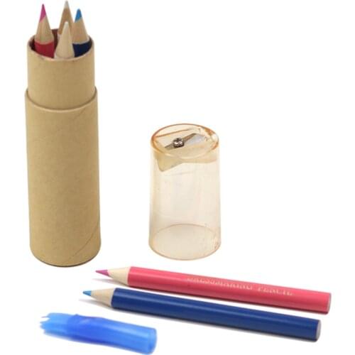 D&D New Design 6pcs/Set Tailors Chalk Pencil Tailor Dressmaker Craft Garment Point and Pencil Sharpener Sewing Accessories