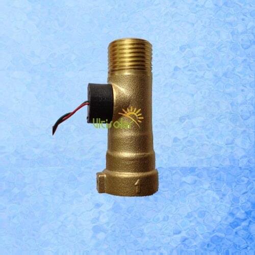 BSP1/2" DN15mm Brass Wiegand Effect Liquid Flow Sensor USC-HS21TO 1-30L/min Zero Power Consumption Saier Sensor Zhongjiang Sea