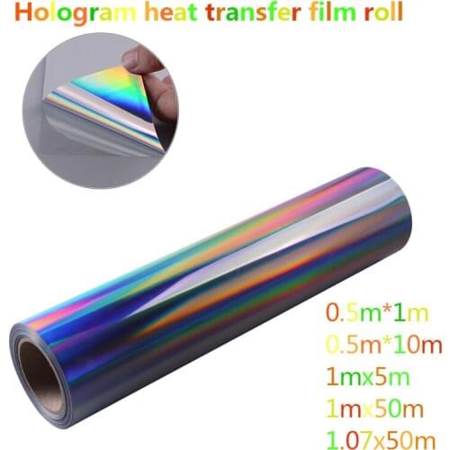 Hologram colorful film roll best decoration film roll printable for eco solvent printer