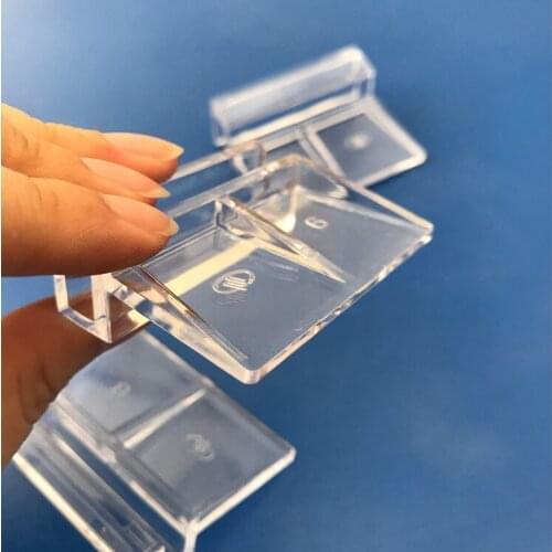 2 pcs High Quality 6/8/10/12mm Acrylic Fish Tank Glass Clip Aquarium Shelf Lamp Bracket Rack Support Holder Fixed Cover Filter