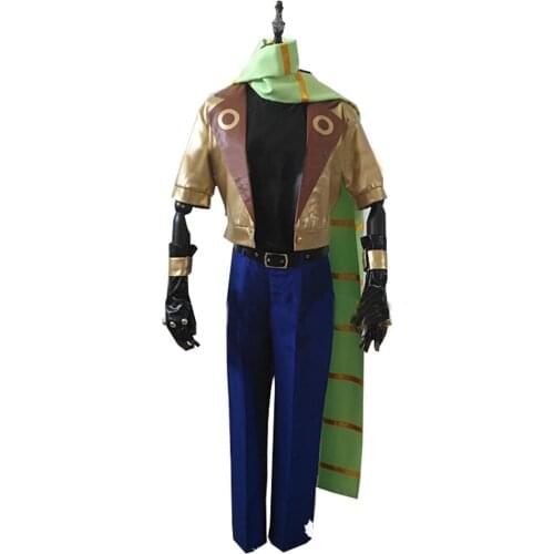 2019 JoJos Bizarre Adventure Joseph Joestar Cosplay Costume Christmas Uniform Customize Any Size