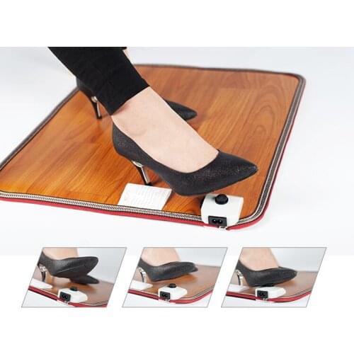 Foot switch Waterproof Electric Heating Mat Heating Pad Warm Foot Blanket office electric heating mat winter warm 50*30cm