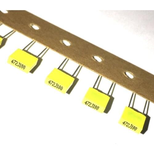 Square Capacitor / Correction Capacitance 100V 472J 4.7NF