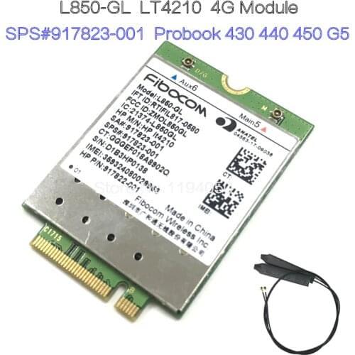 L850-GL LT4210 WDXUN SPS#917823-001 for HP ProBook 430 440 450 G5 Notebook FDD-LTE TDD-LTE 4G Card 4G Module