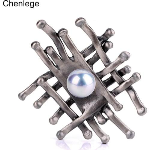 Statement vintage brooches fashion jewelry women pins silk scarf clip brooch buckle holder pin