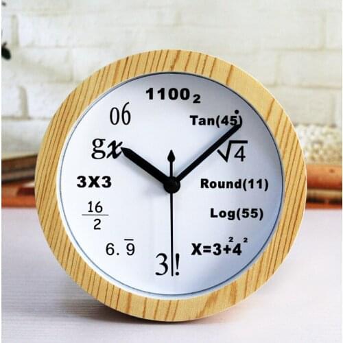 Mathematical Formula Alarm Automobile Digital Watch Electronic Desk Home Decor Klok Masa Saatial Fajr Clock Plastic
