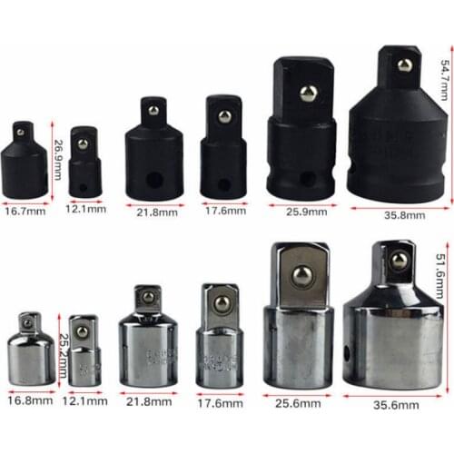 High Quality 4PCS/6PCS 1/4 3/8 1/2 3/4 Inch Socket Wrench Set Drive Socket Adapter Heavy Duty Ratchet Adapter Reducer Air Impact