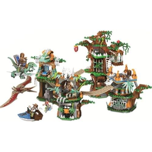 NEW 1000PCS 8053 Jurassic War Dragon: Dinosaur Tribe Assembled Building Blocks Childrens Toy Gifts