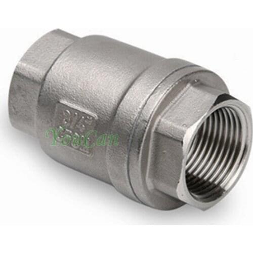 Stainless Steel SS304 Vertical Lift Spring Check Valve