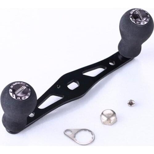 Fishing Reel Rocker Handle DIY Replacement Parts EVA Knobs Baitcasting Spinning Trolling Wheel 25g Aluminum Alloy Accessories