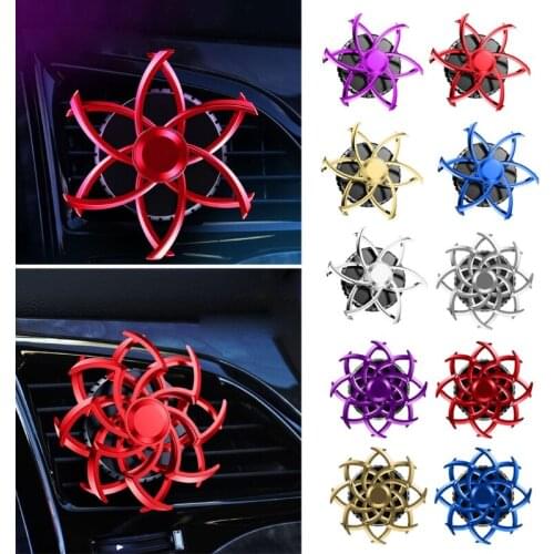 Snowflake Perfume Clip Car Vent Clip Ornament Automotive Air Fragrance Diffuser Vehicle Interior Decorations F19A