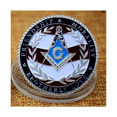 United States Masonic Coin Freemason Military Veteran Mason Commemorative Souvenir Coins Collectibles Gifts