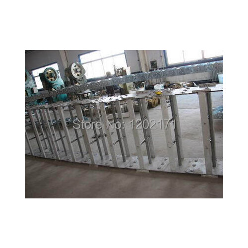 Steel bridge type cable chain for machine tools