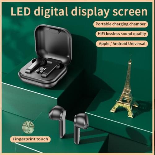 Taida HiFi Lossless TWS Bluetooth Earphones 9D Stereo Deep Bass Headset Waterproof Sport Earbuds With Microphone