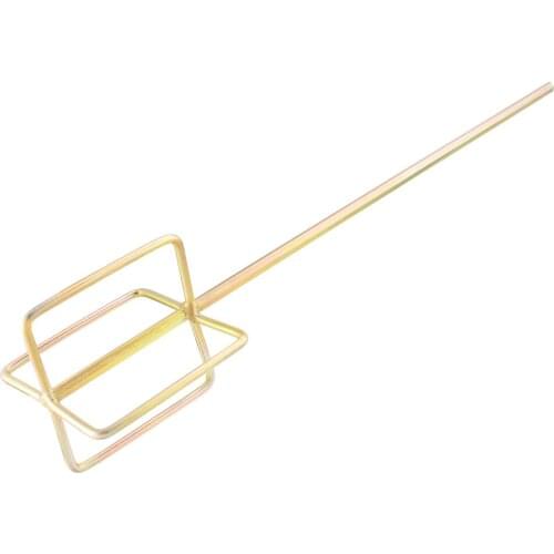 Uxcell Paint Mud Mixer 125mm Width 550mm Long Cement Compound Drywall Tool for Electric Drill Hex Shank Carbon Steel