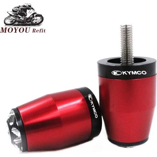 CNC Motorcycle scooters parts handlebar grips ends For KYMCO Like 150 200i LE xciting 250 300 400i 400S 500 X-town 300i