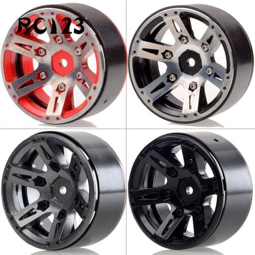 1:10 4P 1.9 "Aluminium Beadlock Velgen Rc Racing Axiale SCX10 90046 90047 D110 D90 TRX4 jimny TF2 Nieuwe Enron