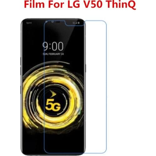 1/2/5/10 Pcs Ultra Thin Clear HD LCD Screen Protector Film With Cleaning Cloth Film For LG V50 ThinQ
