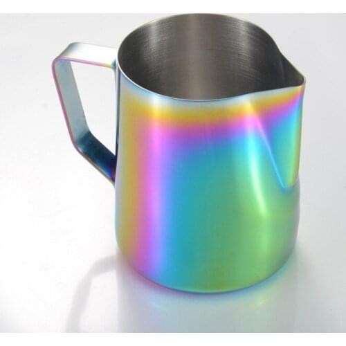 1PC Stainless Steel Coffee Frothing Jug Espresso Coffee Pitcher 350/600ml Barista Craft Coffee Latte Milk Frothing Mug PH 004