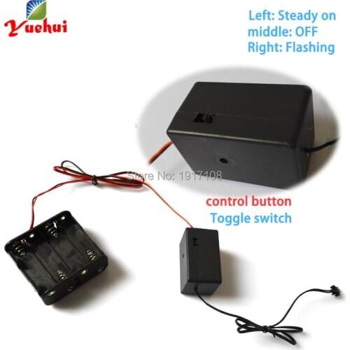 DC12V 4-20meters with cell box EL Driver/EL converter for 4-20m EL wire and EL strip powered by 8-AA battery Party decoration