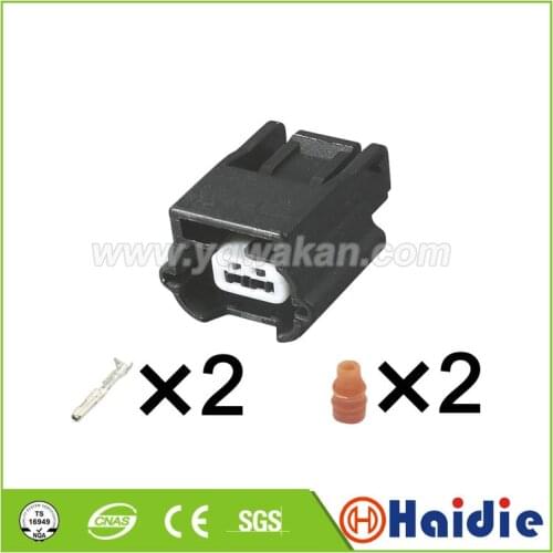 5sets 2pin Electric wiring electric housing plug wire harness waterproof connector 7283-8851-30