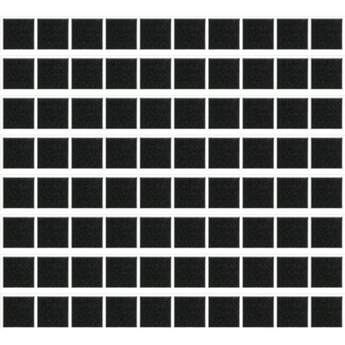 80x 40mm Base for Game Miniatures base Square black plastic bases