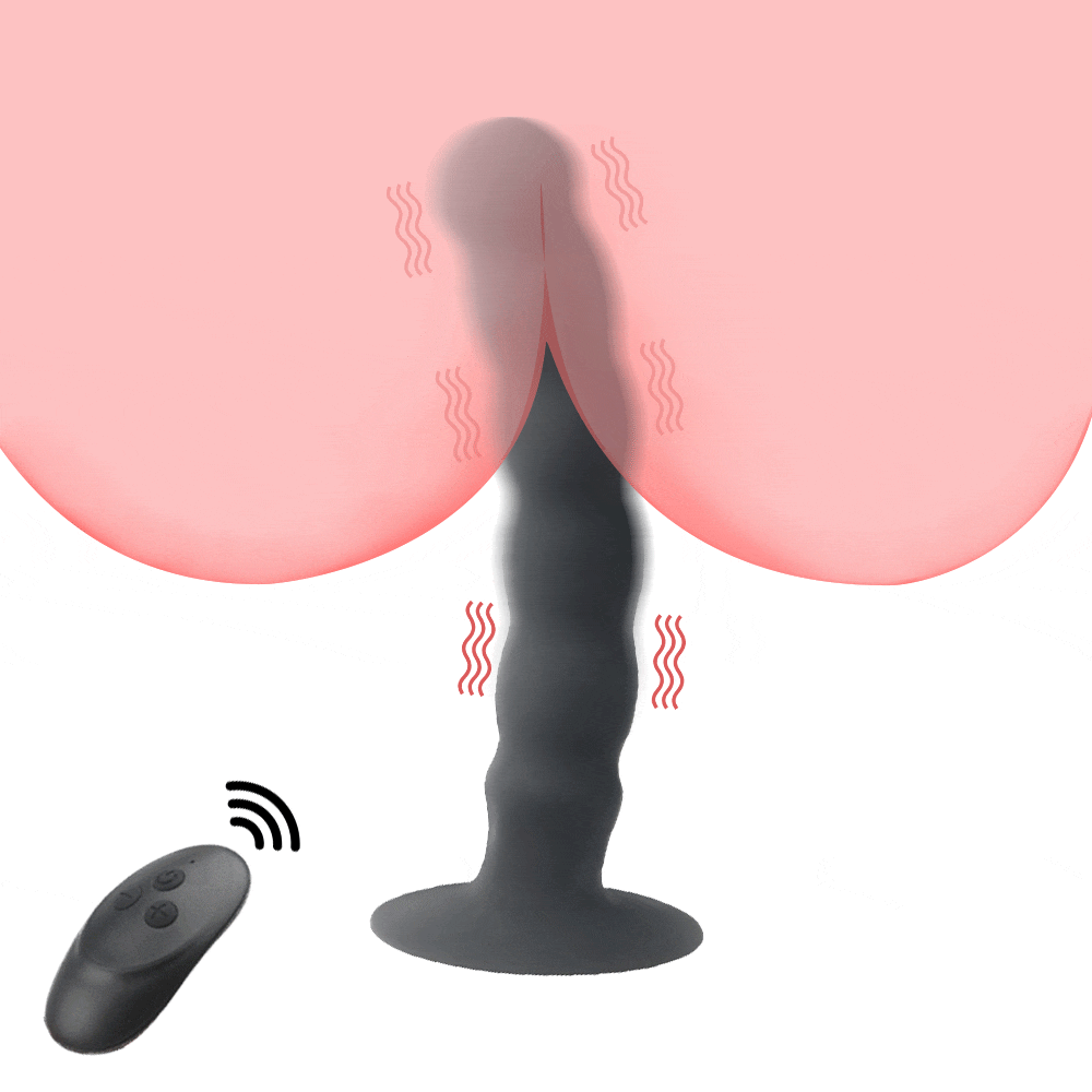 Remote Control Anal Plug Vibrator Anal Sex Toy Silicone Dildo Vagina Anal Stimulator Powerful Sucker Adult Product for Woman Man
