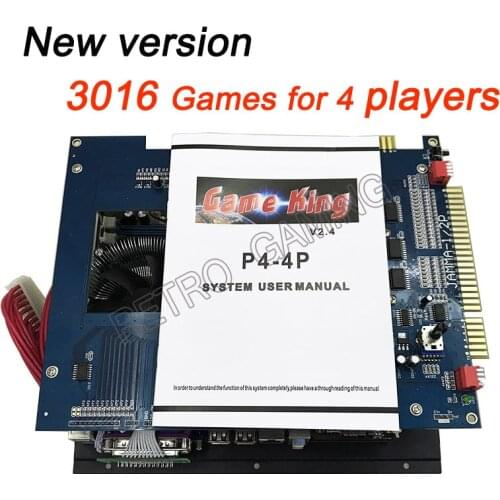 Arcade machine pcb multi Game King 2019 in 1 upgrade to 2100 in 1 JAMMA Game box with original power supply