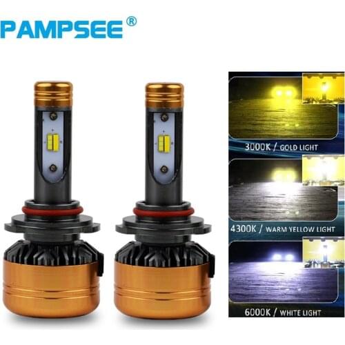 Car Light Bulbs H11 H1 H4 H7 LED 100W Fog Headlight 3 Colors 6000K 4300K 3000K 9005 HB3 9006 HB4 H8 Auto Fog Lights 12V 24V Z5