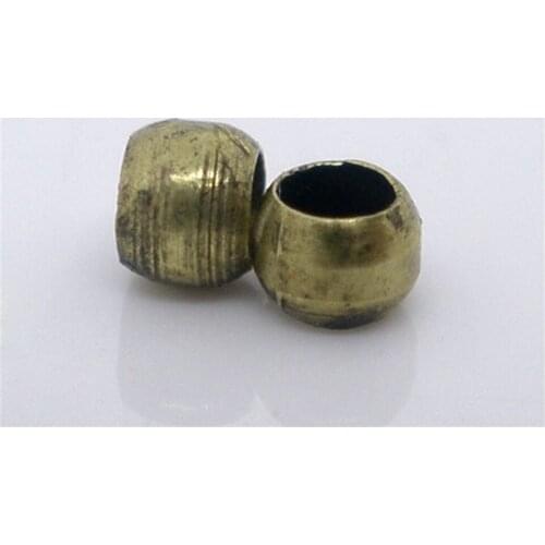 DoreenBeads 1000 PCs Bronze Color Crimps Beads 2mm Findings (B04434), yiwu