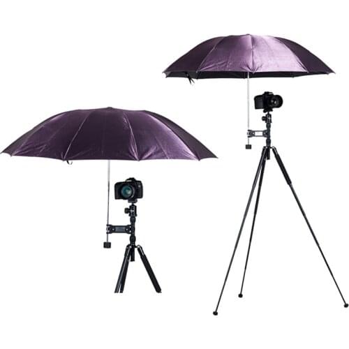Camera Umbrella Holder Clip Clamp Bracket Support Accessories For SLR Photography Tripod New Arrival