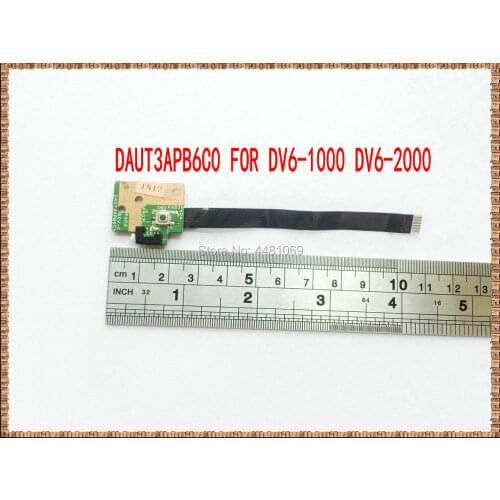 For HP DV6-1000 DV6-2000 Power Board Switch board DAUT3APB6C0 DAUT3APB6C1 Original free shipping