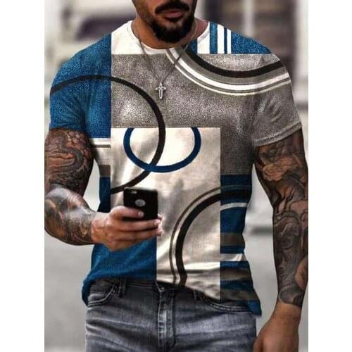 New Loose Men T Shirt Cool Print Fashion T Shirt Men Tops Tees Summer Short Sleeve Casual OversizeT Shirts For Male Clothes