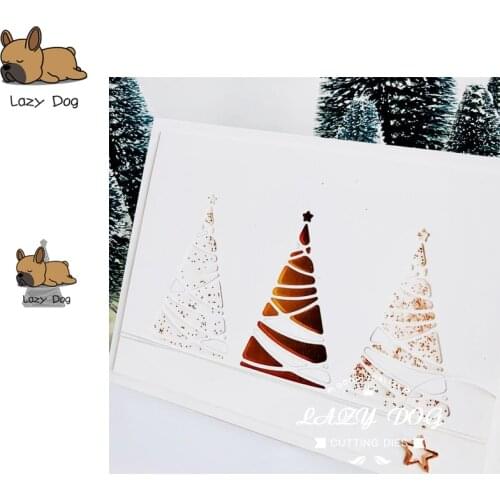 Christmas Tree Metal Cutting Dies Scrapbooking Stencil DIY Decorative Craft Embossing Die Cuts Card Making New Dies For 2019