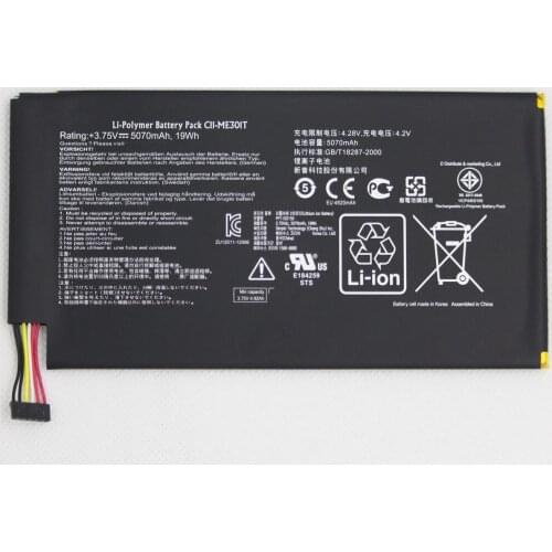 ISUNOO Original Quality 5070mAh 3.75V Tablet Battery for ASUS Memo Pad Smart K001 10.1" Tablet C11-ME301T /ME301T battery +Tool