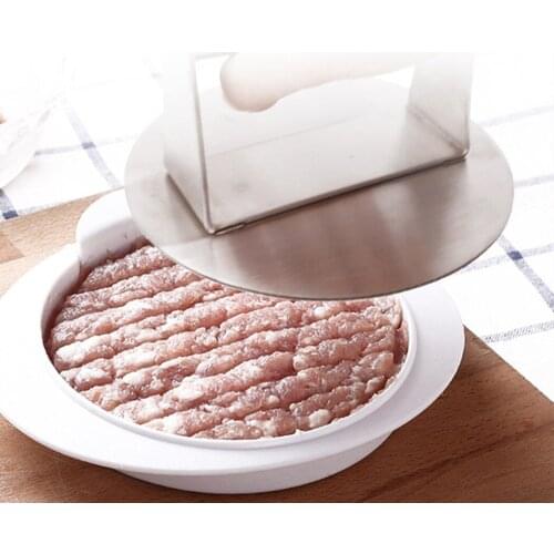 Stainless Steel Burger Press For Griddle Barbecue Press Round Griddle Press Steak Press Burger Smasher Kitchen Supplies Accessor