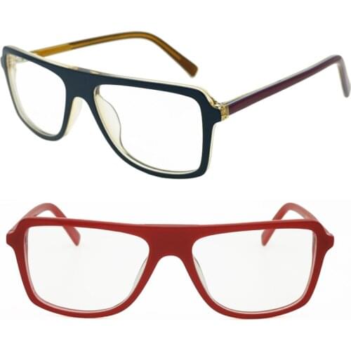 Retailsale RB20447 full-rim uniqie shape flexiable spring hinge square fashion style optical glasses frames free shipping