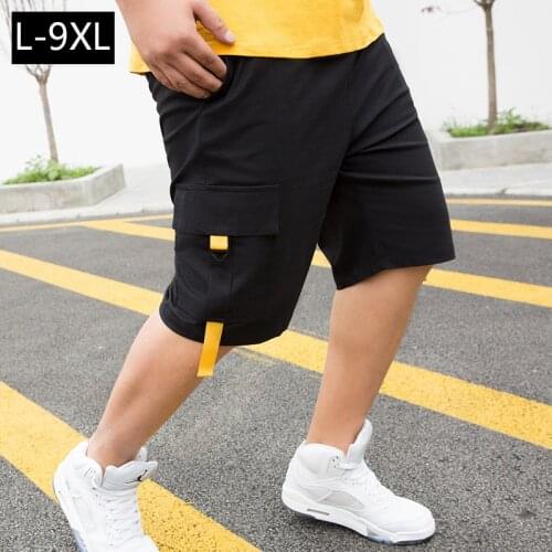 Korea STYLE 28-50 Inch MenS SHORTS Cargo 2021 Summer Casual Bigger Pocket Classic 95% Cotton Brand Male Short Pants Trouers